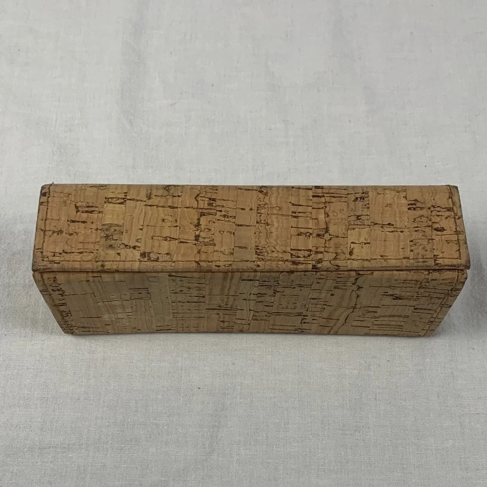 Costa Cork Eyewear Case with Logo, no glasses, case only Minimalist Preppy